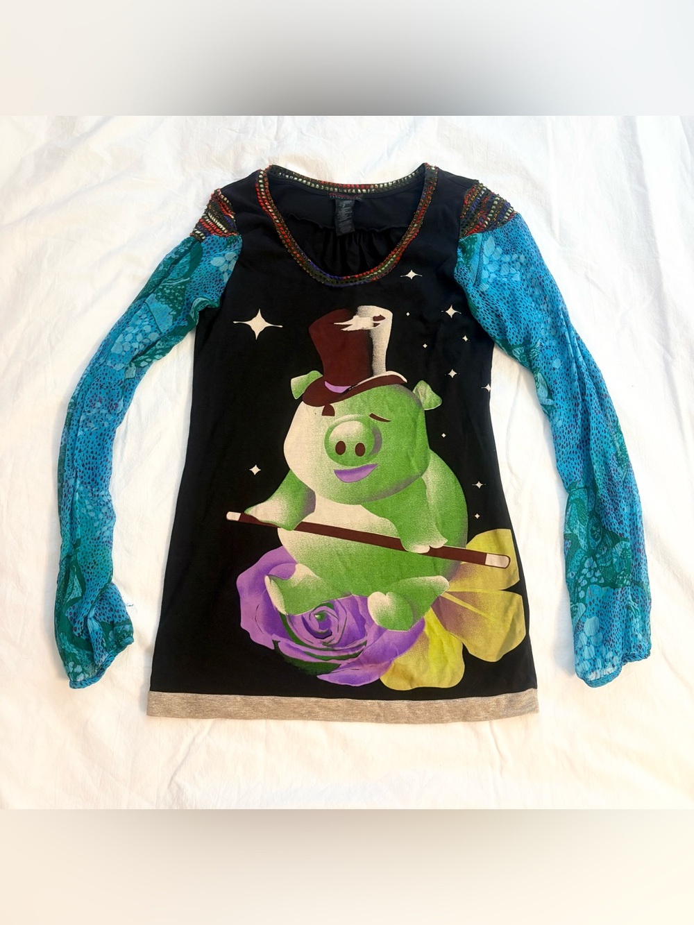Y2K Custco Barcelona shirt small - Picture 2 of 5